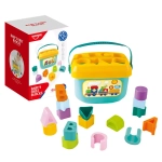 HUANGER Игрушка развивающая Ведерко-сортер 13,5*10,5*18 см