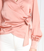 блузка GUESS - пудро-розовый(W3RH26 WEFC2)