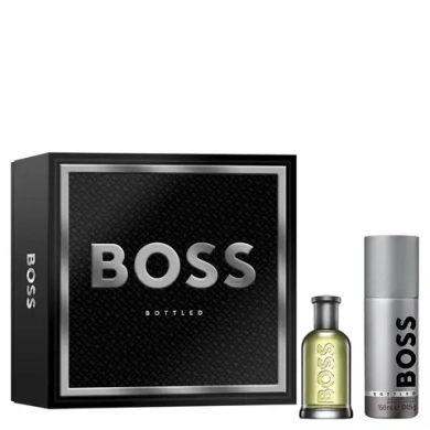 Унисекс парфюмерная композиция Hugo Boss  Bottled Duftset Geschenkset для мужчин с древесными нотами 50+7ml