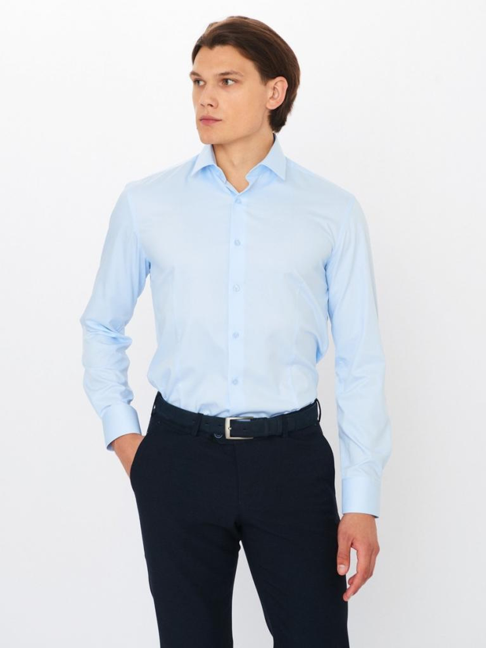Сорочка GROSTYLE TRENDY SS017973 (UF91) "Голубой"