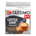 Кофе в капсулах "Cappuccino Intenso" для кофемашины TASSIMO, 8 порций