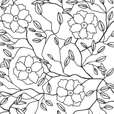 Seamless floral pattern.