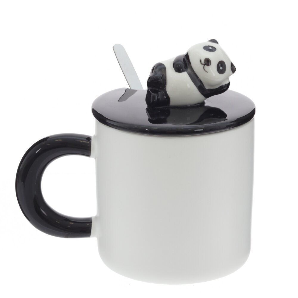 GAEM Кружка с крышкой и ложкой, L13 W9 H8,8 см