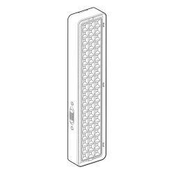 Аварийный светильник светодиодный ЭРА DBA-103-0-20 непостоянный 60LED 5ч IP20 | Светильники аварийные