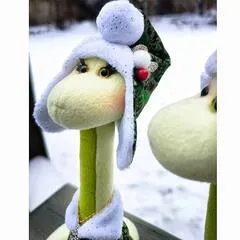 Игрушка ручной работы «Змейки» / 27 - 30см