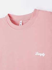 Футболка оверсайз с печатью "Персик"