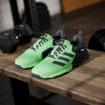 Кроссовки Adidas Dropset 3 (Черно-Салатовые)