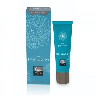 Возбуждающий интимный гель для женщин Shiatsu STIMULATION GEL с мятой (30 мл) (Цвет: прозрачный)