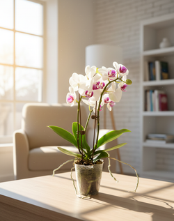 Фаленопсис белый д.9