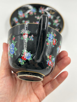 Чайная пара Kenzo чёрная