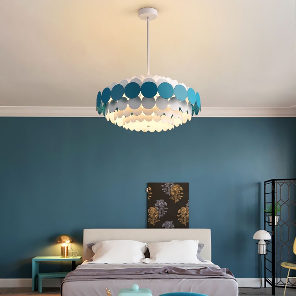 Люстра На Штанге Asola D80 Blue By Imperiumloft By Imperiumloft