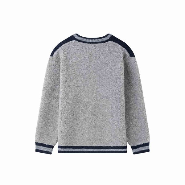 Свитер Lamb темно-синий/серый - фото 2