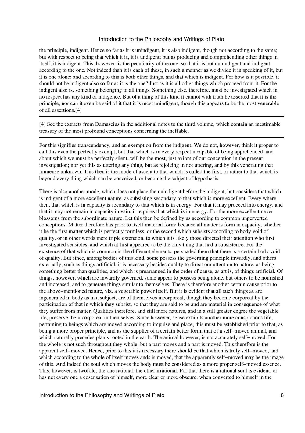 Introduction to the Philosophy and Writings of Plato | Thomas Taylor