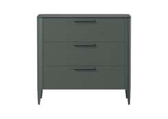 Комод Type oak 3 ящика ширина 90 см (темно-серый)
