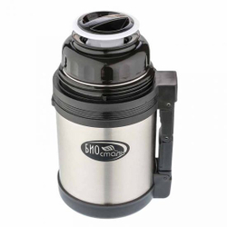 Термос универсальный (для еды и напитков) Biostal (0,8 литра), стальной