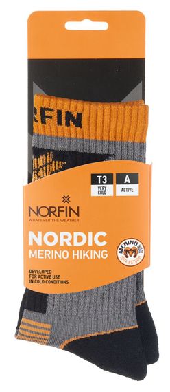 Носки Norfin T3A NORDIC MERINO HIKING CREW р.(45-47) XL