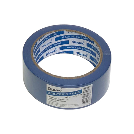 Лента малярная бумажная маскирующая Pinax 36мм х 25м