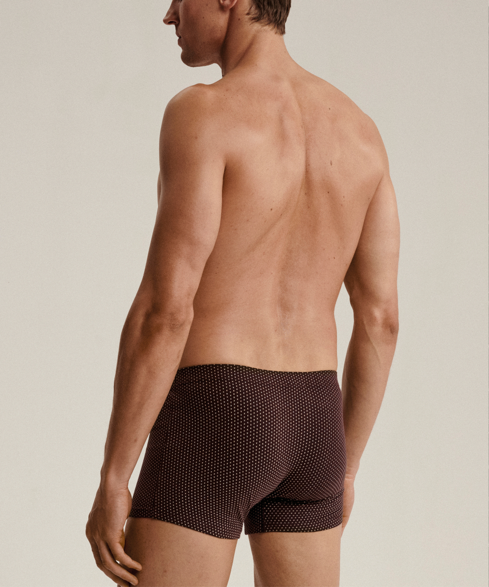 Мужские трусы шорты Atlantic, набор из 3 шт., хлопок, изумрудные + темно-серый меланж + баклажановые, 3MH-218