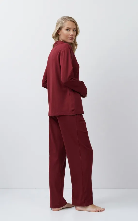 CADANCE BURGUNDY Пижама женская со штанами