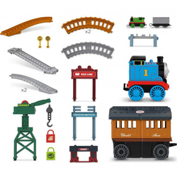 Fisher-Price Thomas and Friends - Tomek Transformation Extendable Set 2in1 + Piotr GXH08 Locomotive