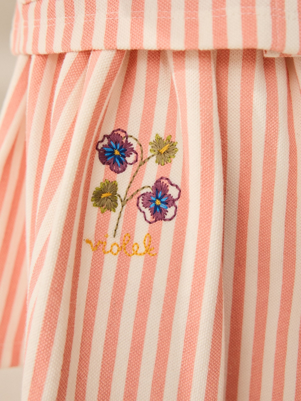 Рубашка с коротким рукавом и юбка в комплекте для девочки Next AG9-825, Розовый