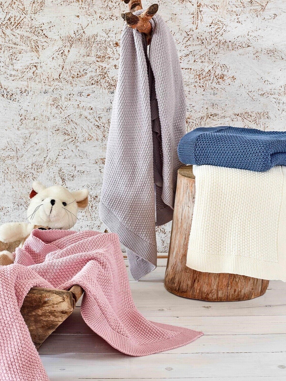 Пледик из органического хлопка 80х90