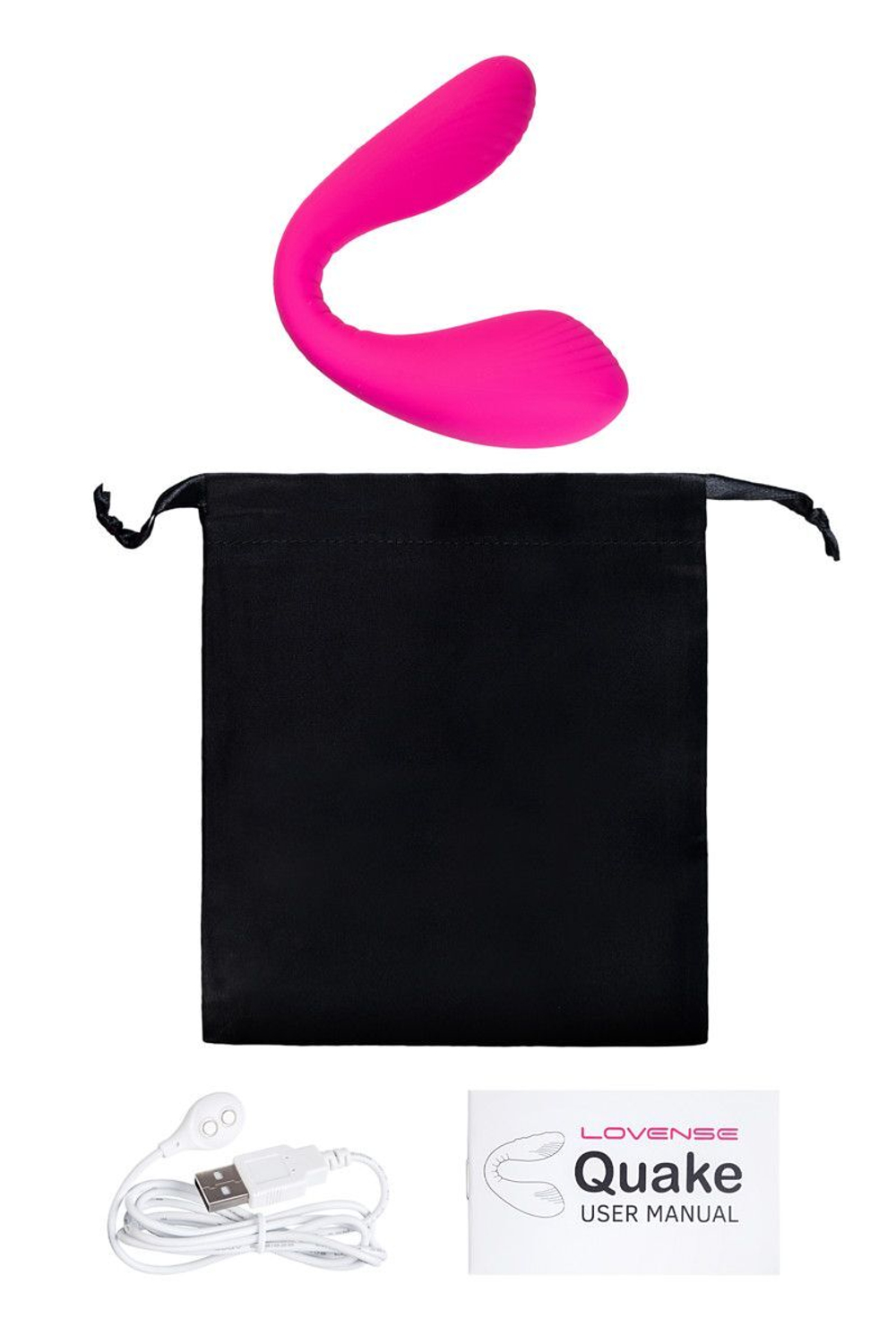 Вибратор для пар Lovense Dolce, двойная стимуляция, 19,8 см