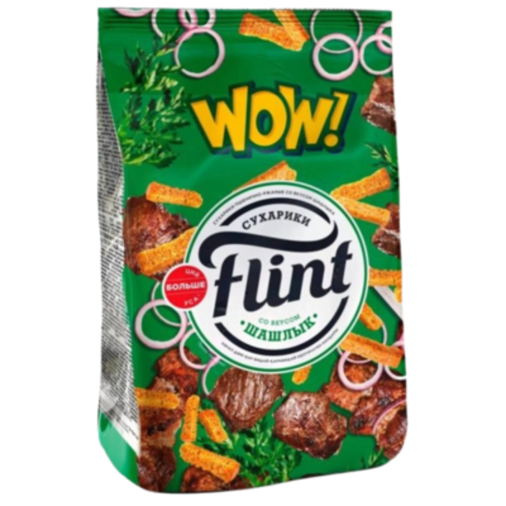 Сухарики Flint Шашлык 190 гр