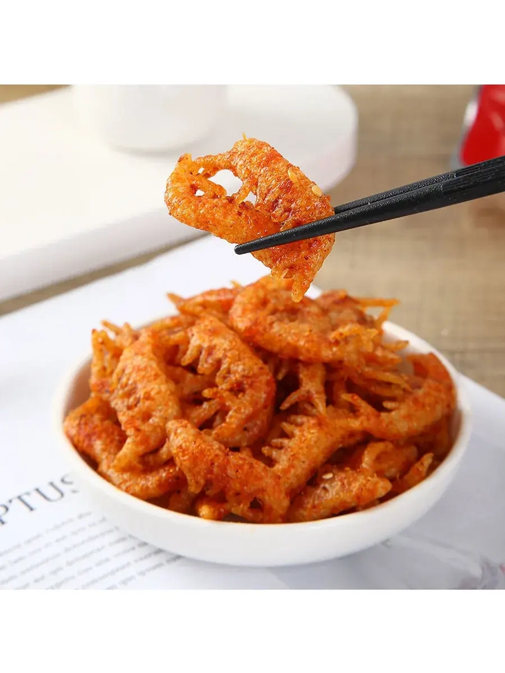 Снеки острые со вкусом Омара и Креветок ассорти 30 шт