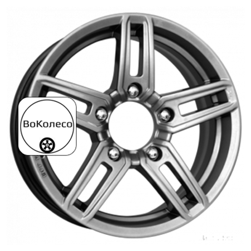 6,5x16/5x139,7 ET40 D98 Дон (КС588) Дарк платинум K&K