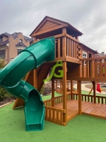 Детская деревянная площадка "Домик 5"