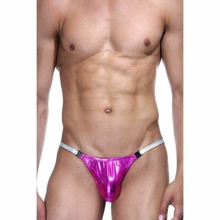 Мужские трусы тонги фуксия Don Moris DM071064