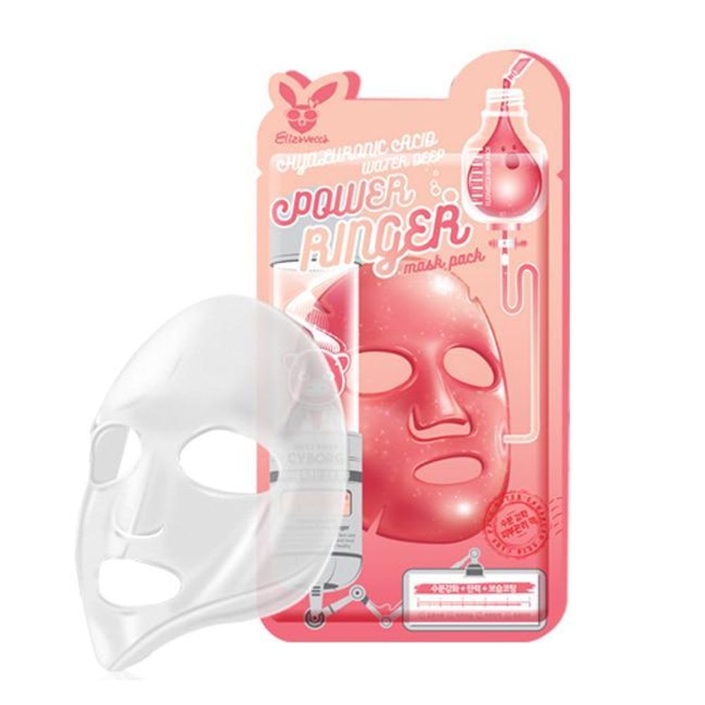 Elizavecca Power Ringer Mask Pack Red Ginseng Deep маска с женьшенем