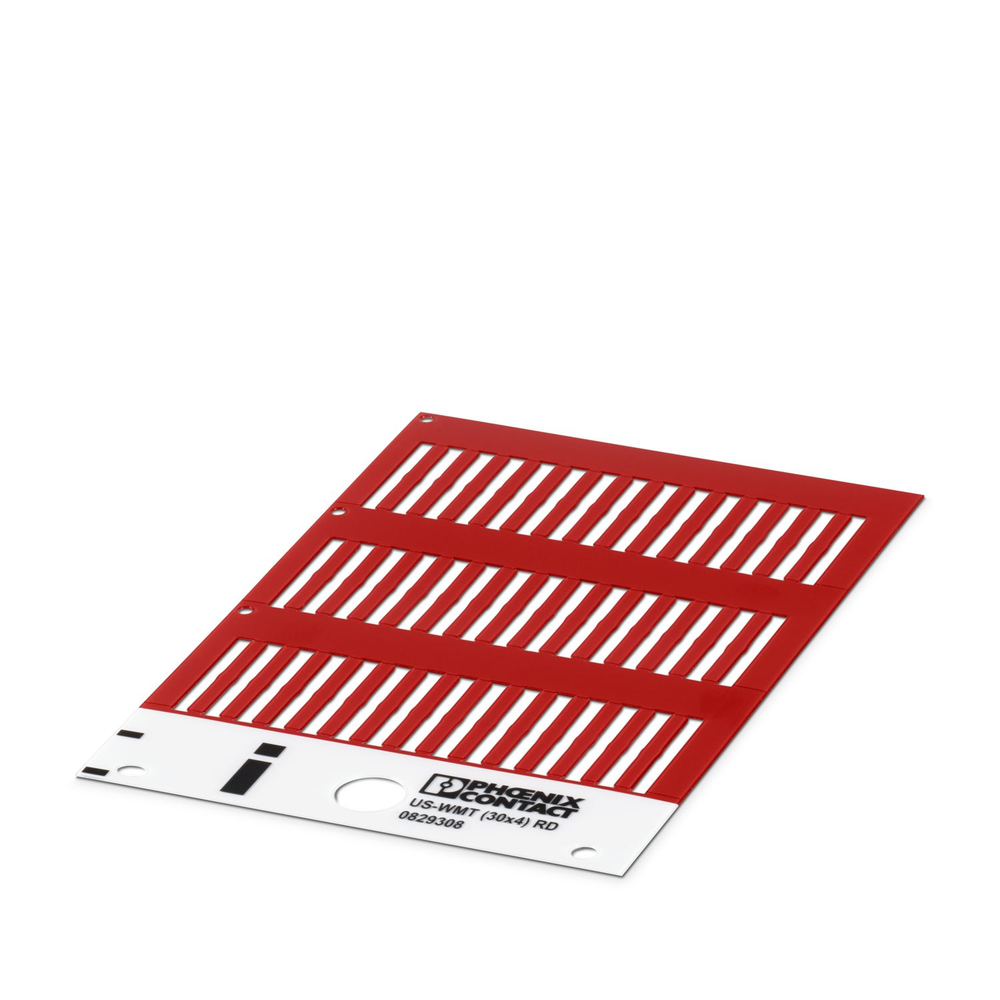 0829993 - US-WMT (30X4) RD CUS - Держатель маркировки кабеля