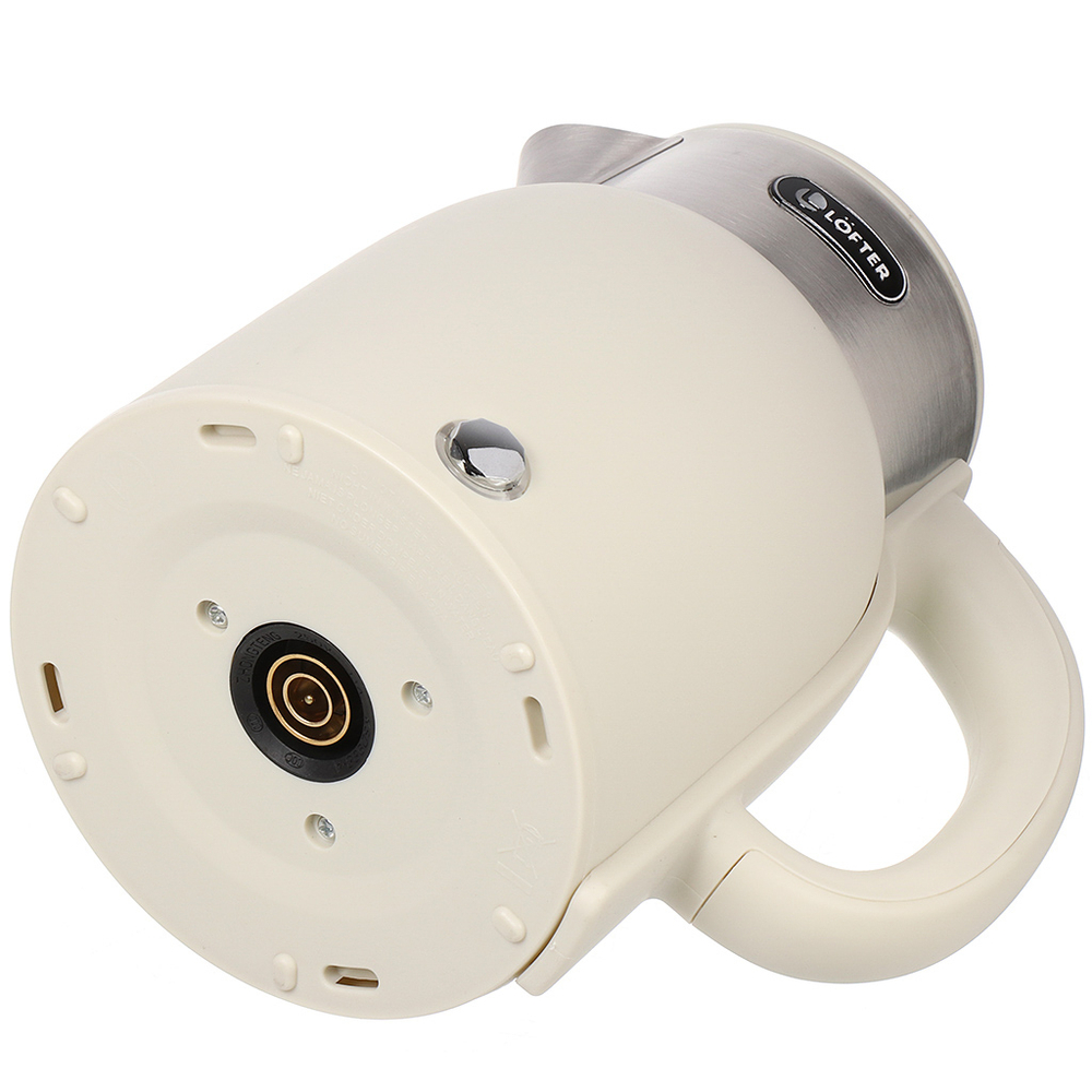 Чайник электрический Lofter, CX-K224-18W, бел, 1.6 л, 1500 Вт, ск нагр элем, пластик