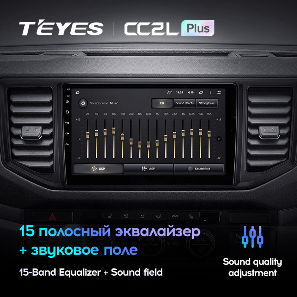 Teyes CC2L Plus 10,2"для Volkswagen Crafter 2017-2021