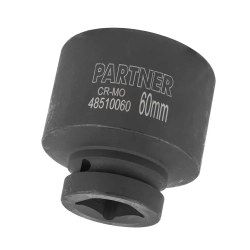 Головка ударная глубокая, 60мм (6гр) 1'' Partner PA-48510060