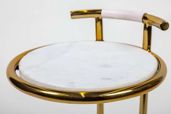 Приставной столик Tall gold