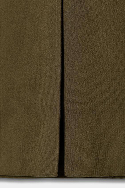 ZARA ТРИКОТАЖНАЯ ЮБКА-МИДИ, ХАКИ