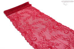 Эластичное кружево, 22 см, темно-алая роза, (Арт: EK-2191), м