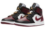 Кроссовки Jordan Air Jordan 1 Mid "Maroon" (Женская размерная сетка)