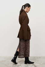 Юбка лео миди