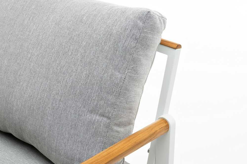 Кресло из алюминия MAYA белый