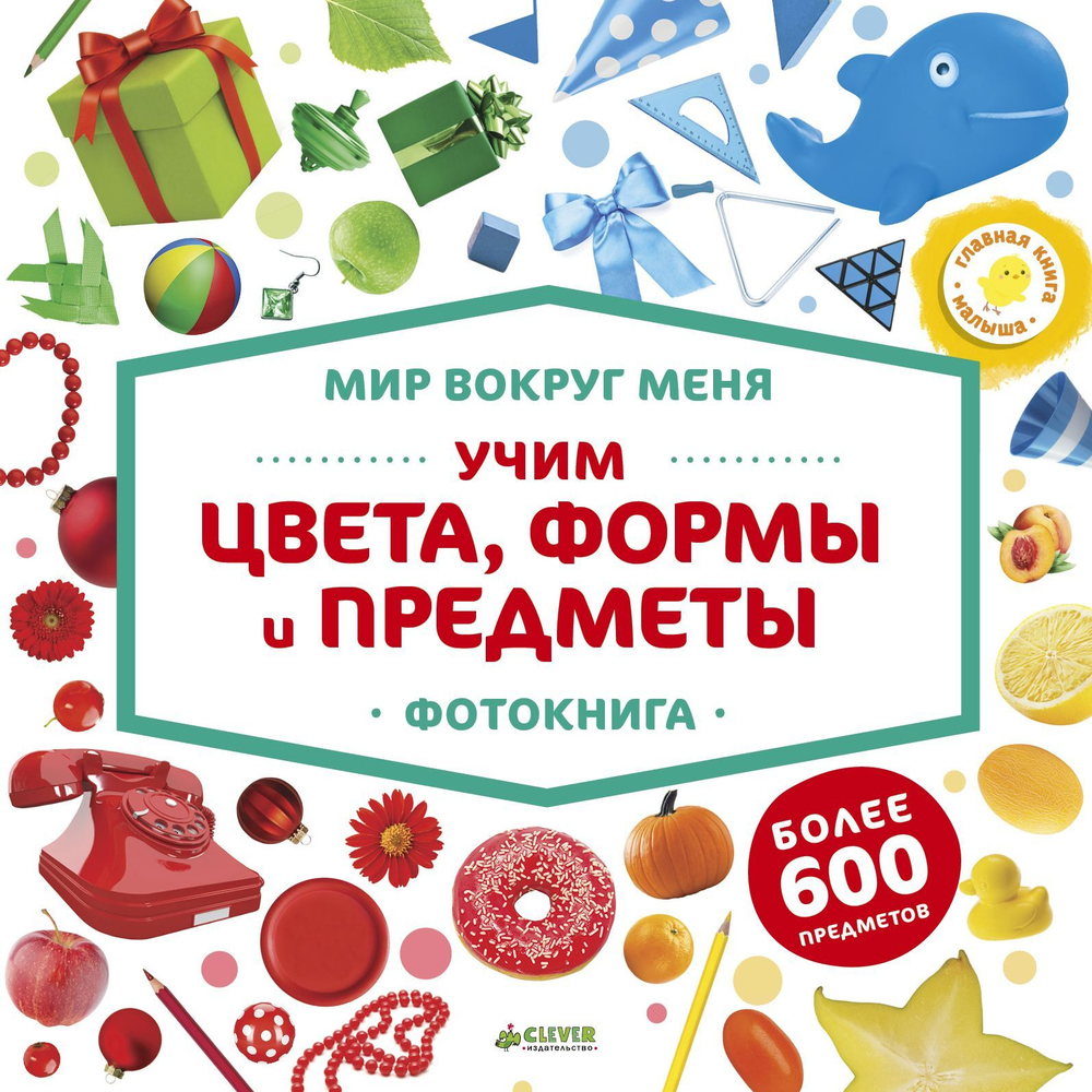 Мир вокруг меня. Учим цвета, формы и предметы. Фотокнига