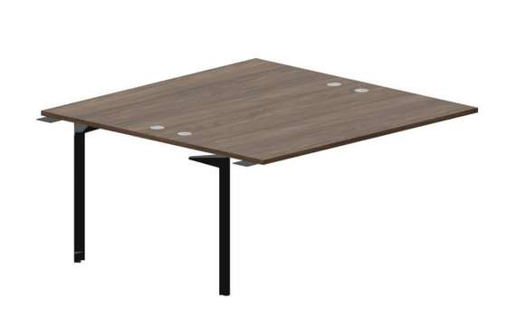 Составной стол на 2 рабочих места 158х156,6х75см (4 громмета) - приставной элемент