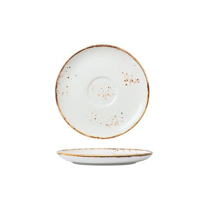 Блюдце кофейное d=12,5 см, фарфор "NOBLE" серия "Grace" 81221687 (10228010/250823/5134560 , ТАИЛАНД)