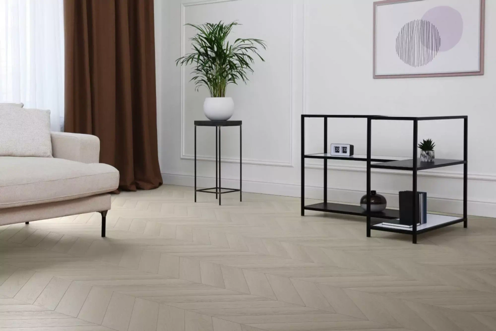Кварцвиниловая плитка Aquafloor Parquet Chevron Premium AF7011CVR