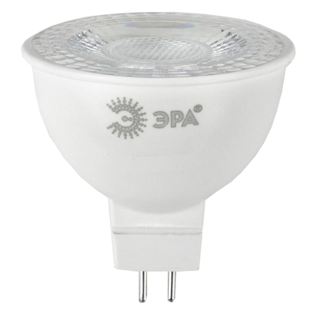 Лампа светодиодная ЭРА STD LED Lense MR16-8W-827-GU5.3 8Вт линзованная софит теплый белый свет GU5.3 | Софиты линзованные (MR) STD
