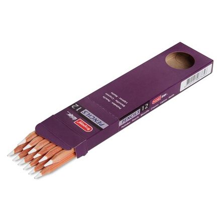 Карандаши для нанесения разметки на сукне Bruynzeel Design C-05 белые 12 шт.