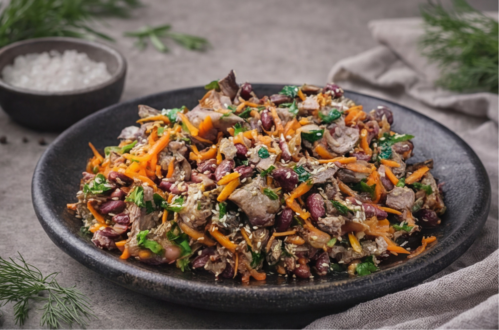 "С куриной печенью"